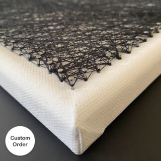 Custom zigzag on canvas