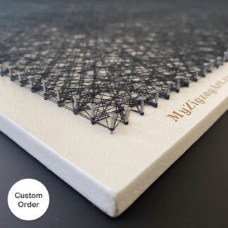 Custom zigzag on MDF board